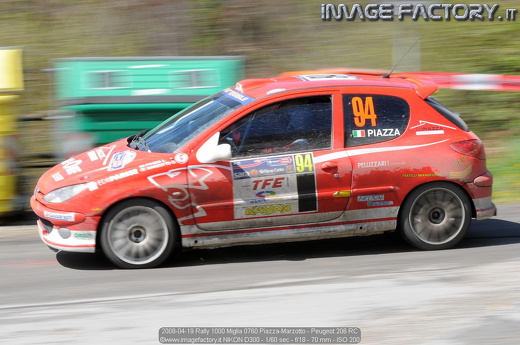 2008-04-19 Rally 1000 Miglia 0760 Piazza-Marzotto - Peugeot 206 RC